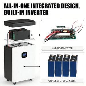 DEMUDA ออลอินวัน 5KW 10kw ระบบแบตเตอรี่และอินเวอร์เตอร์แบบรวม All-In-One ESS 120V 240V ระบบกักเก็บพลังงานแสงอาทิตย์ แบตเตอรี่ลิเธียม - Product Image 4
