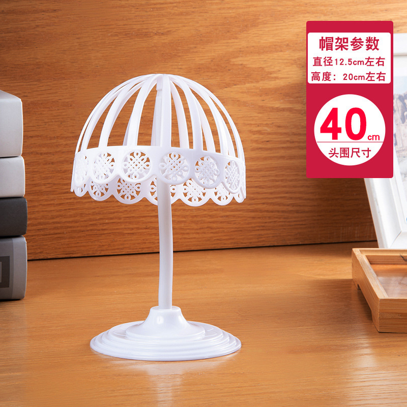 Post-style [hat circumference 40cm, height 20cm] White