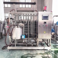 Pasteurisateur à plaques personnalisé de Shanghai 500-15000LPH pour lait, jus et bière, pasteurisateur flash