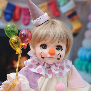 Yeezwood 18 pouces <span class=keywords><strong>Halloween</strong></span> cadeau Clown bébé poupée Reborn bébé poupées fille réaliste vinyle Silicone bébé fille Reborn poupée - Product Image 6