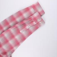 Chemise-veste en flanelle à carreaux pour homme, col montant, style ample et carré, coupe courte, vintage, streetwear, décontractée, printemps-automne