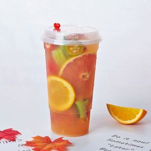 Vasos de Plástico Desechables de PP de 260ml-1000ml, Precio de Proveedor, Venta Caliente, con Logotipo Personalizado para Beber Té de Burbujas Boba y Jugos - Product Image 4