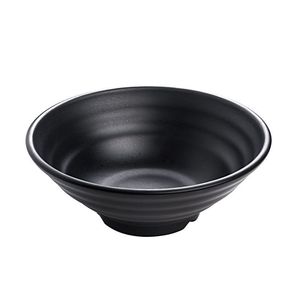 Juego de Tazones Redondos Negros de Imitación de Porcelana 3002, Color Sólido, para Fideos, Arroz, Hot Pot Picante, Uso Doméstico y Comercial - Product Image 3