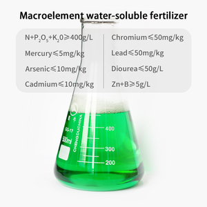 Fertilizante Líquido Foliar NPK Totalmente Soluble en Agua 150-50-200+TE para Árboles Frutales, Plantas y Flores - Liberación Rápida - Product Image 5