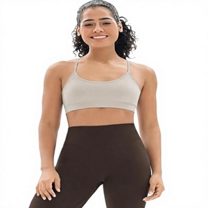 Leggings moldeadores de cintura alta para mujer con sujetador deportivo con copas extraíbles, conjunto de dos piezas cómodo y elástico para entrenamiento, correr y actividades deportivas. - Product Image 1