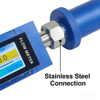 Débitmètre industriel RS485 Modbus pour la surveillance et le contrôle du débit des conduites d'air comprimé pour les équipements de production de gaz