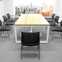 AOQI – chaises de conférence empilables en tissu à cadre métallique, chaise de réception en maille pliable à dossier moyen, 2022