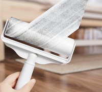 Réglable 60 Feuilles Pet Hair Remover Rouleau Amovible Extensible En Plastique Meubles Tapis Lint Rouleau Collant Long Manche Sûr