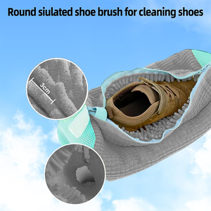 Hiện đại lớn biểu tượng tùy chỉnh <span class=keywords><strong>Polyester</strong></span> cản trở cho nhà sử dụng giặt giày túi giặt cho quần áo lưu trữ quần áo bẩn bông lưới - Product Image 2