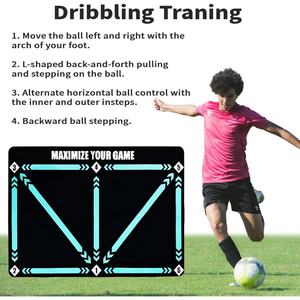Sessiz futbol Footstep Footwork topları geliştirmek dayanıklı aracı ustalık Ideal uygulama çeviklik matkaplar futbol eğitimi paspaslar - Product Image 3