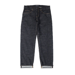 Jeans pour hommes bleus vintage coupe droite classique sur mesure avec détails brodés de haute qualité sur le dos - Product Image 5