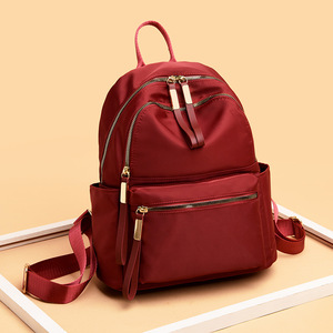 Nouveau <span class=keywords><strong>sac</strong></span> à <span class=keywords><strong>dos</strong></span> décontracté pour <span class=keywords><strong>femme</strong></span>, style coréen, tendance, imperméable, résistant à l'usure, en tissu Oxford, avec fermeture éclair, <span class=keywords><strong>petit</strong></span> <span class=keywords><strong>sac</strong></span> à <span class=keywords><strong>dos</strong></span> de voyage - Product Image 4
