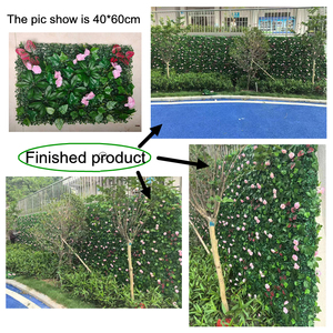 Nouvelle conception de panneau mural en herbe artificielle, <span class=keywords><strong>mur</strong></span> végétal artificiel, haie artificielle, panneaux extérieurs, clôture en herbe, <span class=keywords><strong>mur</strong></span> de <span class=keywords><strong>plantes</strong></span> artificielles - Product Image 6