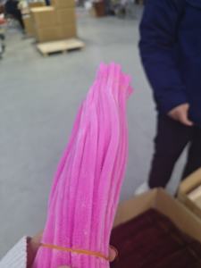 منظفات غليون لكل لون للفنون والحرف اليدوية وزهور اصنعها بنفسك، سيقان شانيليا سميكة 8 مم و7 مم، أسلاك قطيفة للحرف اليدوية - Product Image 5