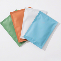 Sac d'emballage en plastique de finition mate de haute qualité joint à trois côtés pochette étanche en feuille d'aluminium zip-lock réutilisable pour lait de carte