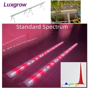 Luxgrow longitud personalizada 4/8 pies de largo cadena de margaritas conectar Triproof impermeable corison prueba debajo del dosel LED crece la luz para la floración