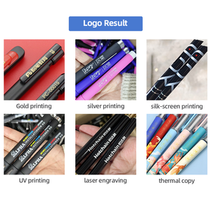 Premium Gelpennen Met Aanpasbaar Logo 1.0Mm Geel Roze Blauw Schrijfbreedte 0.5Mm Rood En Groen Inkt UV-Afdrukken - Product Image 6