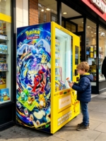 Distributeur automatique intelligent avec écran LED pour cadeaux, jouets et cartes, usage commercial intérieur/extérieur 24h/24, vente en gros