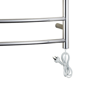 Porte-serviettes <span class=keywords><strong>mural</strong></span> portable facile à transporter, <span class=keywords><strong>petit</strong></span> porte-serviettes électrique en acier inoxydable chromé - Product Image 4