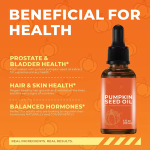 Minyak Biji Labu Organik 100% Alami Cold Pressed untuk Perawatan Wajah, Kulit, dan Rambut - Product Image 1