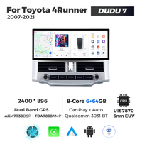 MEKEDE DUDU7 A7870 Autoradio Android Écran Car-play Auto Résolution 2400*896 12,3 pouces pour Toyota 4Runner 07-21