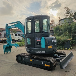 รถขุดตีนตะขาบ Kobelco SK50 มือสอง 5 ตัน ของแท้จากญี่ปุ่น เครื่องจักรก่อสร้างระบบไฮดรอลิก - Product Image 1