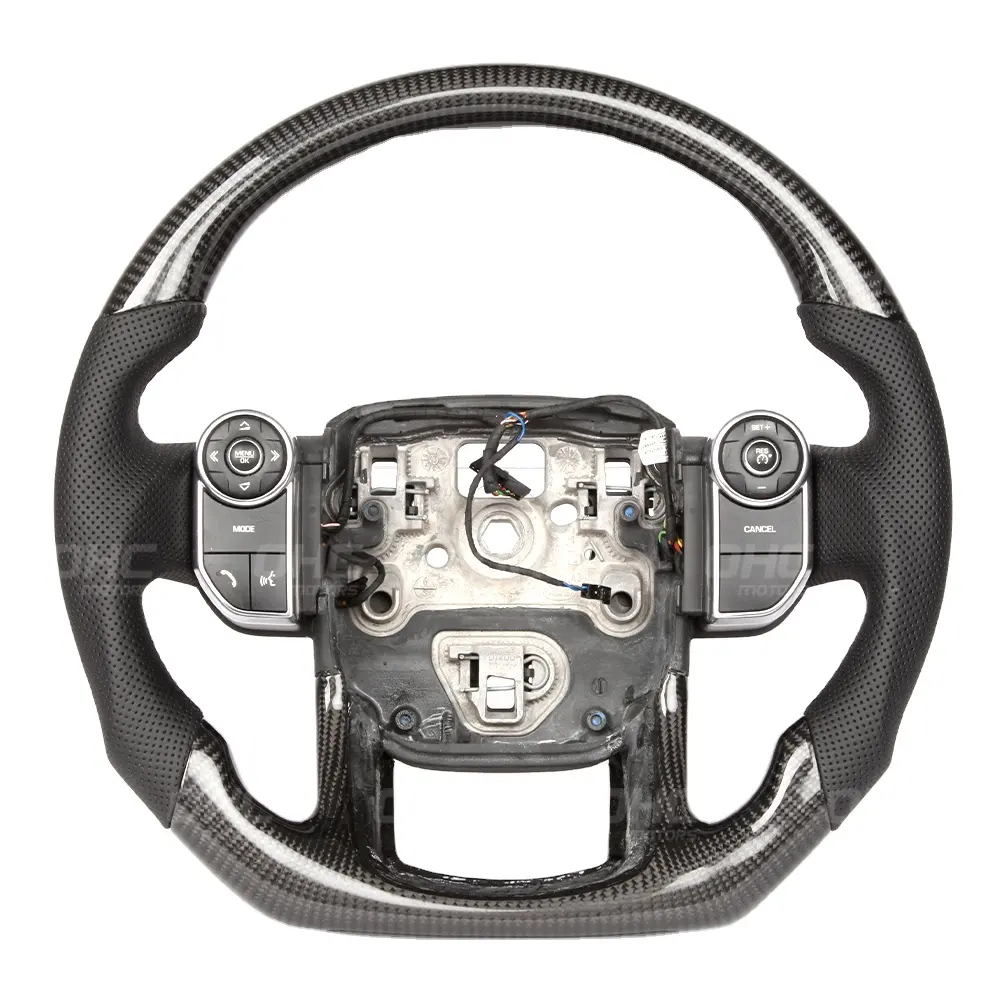 Tuning Car Steering Wheel for exhaust range rover vogue l405 2015 Sport L494 Carbon Fiber Steering Wheel ohc motors