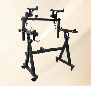 Hot Sale Portable Z-Type Double-Layer Electronic <strong>Keyboard</strong> <strong>Stand</strong> <strong>With</strong> Wheels Universal for 54-Key 61-Key 88-Key Height-Adjustable - Product Image 3