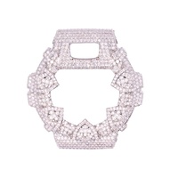 Diamantprüfer-geprüfte VVS Moissanite Iced Out Cross Uhrenlünette Luxus Buss Down Religiöse Uhrengehäuseteile für DW6900