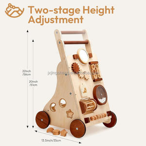 חינוך רב-תפקודי חינוך בגיל הרך עץ הליכון עם גלגלים - Product Image 2