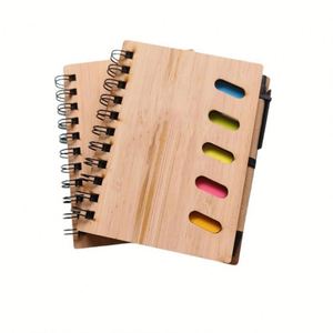 Custom Employee Appreciation Gift <b>Set</b> Inspirational Spiral <b>Notebook</b>, Sticky Notes, & Bamboo Pen for Nurses & Teachers - Product Image 1