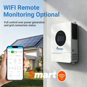 Onduleur Solaire Solyx Standard Américain 6,<span class=keywords><strong>2</strong></span> kW à <span class=keywords><strong>Phase</strong></span> Divisée 120V/240V avec Batterie 48V, WiFi, BMS, Onde Sinusoïdale Pure pour Systèmes Hors Réseau et Connectés - Product Image 5