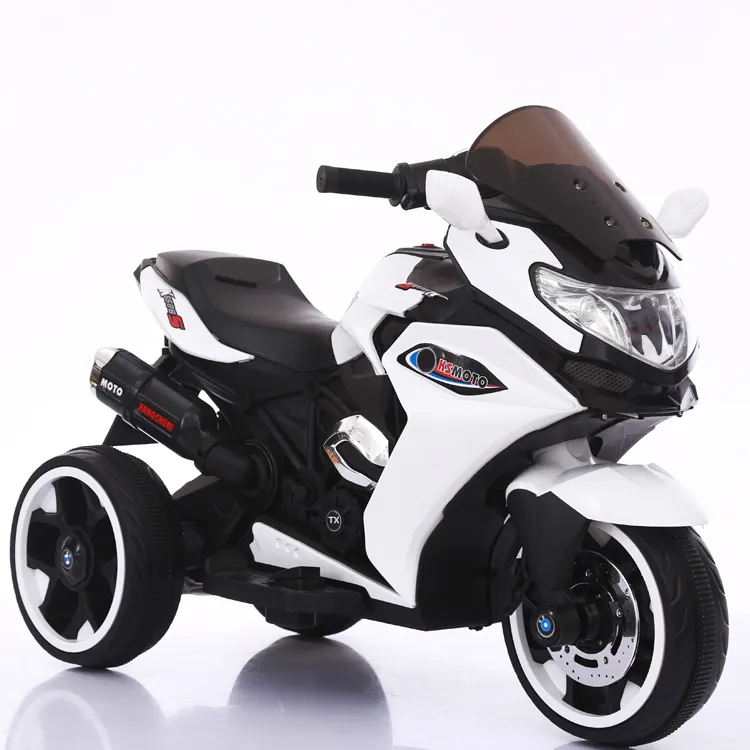 Red white blue color plastic child electric motorcycle toy car for 5-9 years kids /ride on battery bike /toy motorcycle for kids