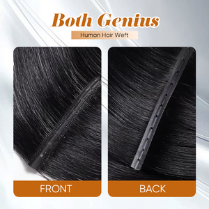 डबल खींचा रेमी यूरोपीयन मानव बाल तितली प्रतिभाशाली बालों के लिए मध्य हाथ से बंधे हुए बुनाई नरम चमकदार एक्सटेंशन - Product Image 4