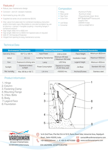 High Quality ICAO/FAA/IEC Compliant <b>LED</b> <b>Illuminated</b> Airfield Guidance <b>Sign</b> Board Conventional Design at Wholesale Price - Product Image 4
