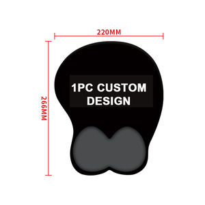 Custom <span class=keywords><strong>3d</strong></span> Polssteun Siliconen Muismat Ergonomisch Silicagel Gaming Oppervlak Anti-Slip Stralingsbescherming Pols Muismat - Product Image 2