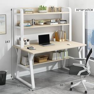 โต๊ะคอมพิวเตอร์ โต๊ะทำงาน โต๊ะอ่านหนังสือ โต๊ะเขียนหนังสือ สำหรับนักเรียน ห้องนอน โต๊ะทำงานขนาดเล็ก เรียบง่าย โต๊ะทำงานไม้ - Product Image 4