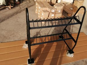 Chariot de stockage en acier mobile de javelot de haute qualité avec roues de verrouillage en acier pour équipement sportif - Product Image 4