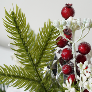 Plantas de Navidad verdes de plástico de alta calidad táctil, decoración para el hogar y la Oficina, plantas artificiales de Navidad, decoración, botas de Papá Noel - Product Image 5