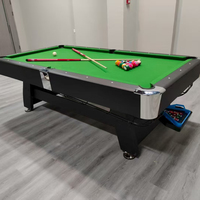 Table de billard/snooker 9 pieds durable avec système de retour de balles et base en ardoise pour une stabilité accrue - Offre spéciale