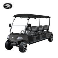Nouveaux scooters HDK EVOLUTION Tourism CE Sightseeing Mini Bus Car 6 places 48V Voitures de golf électriques tout-terrain
