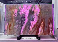 Pierre de luxe, dalle de quartzite naturel pour table à manger, îlot de cuisine et mur décoratif