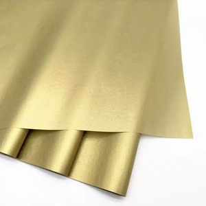 Customized Golden Color Tissue <b>Wrapping</b> <b>Paper</b> With Company Logo - Product Image 4