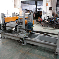 Machine à tenonner et à fraiser automatique à double extrémité pour le travail du bois, robuste, avec vitesse variable