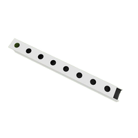 Système hydroponique en PVC, canal NFT carré, couleur noir et blanc, serres agricoles multi-spans pour la culture de plantes à feuilles