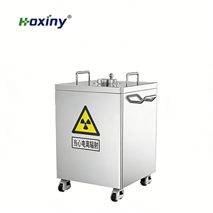 Contenedor de Residuos Radioactivos de Laboratorio |   Contenedor Blindado con Revestimiento de Plomo de 10L, 20L y 50L |   Empaque Seguro en Caja de Madera Contrachapada - Product Image 6