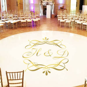 <span class=keywords><strong>Rouleau</strong></span> de <span class=keywords><strong>vinyle</strong></span> personnalisable et imprimable pour la décoration de la piste de danse de mariage, idéal pour les événements et les fêtes - Product Image 2
