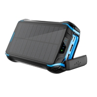 Nouveau produit 2025 : Lampe torche portable solaire étanche grande capacité (25000mAh/26800mAh) pour camping et extérieur, avec micro USB