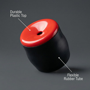 Le Tooter Fart Sound Maker, jouet de farce en caoutchouc noir et rouge pour les blagues et les tours pratiques - Product Image 3