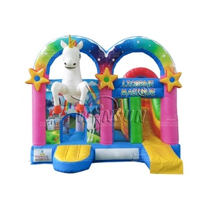 Winsun Unicorn nhảy Bouncer nhà <span class=keywords><strong>Inflatable</strong></span> <span class=keywords><strong>bouncy</strong></span> nhảy lâu đài Combo <span class=keywords><strong>Inflatable</strong></span> Bouncer cho trẻ em - Product Image 1